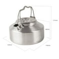 thumbnail image 4 of LEFU Bouilloire de Camping en Acier Inoxydable 304 1L Cafetière Portable Bouilloire de Cuisson Extérieure avec Poignée Pliable pour Camping en Famille Randonnée Usage Domestique, 4 of 9