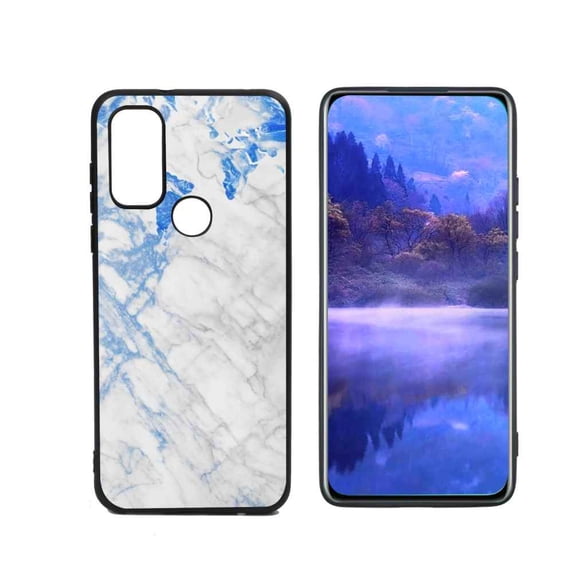 Blue-Marble-24 Phone Case, Degined for Motorola Moto G Pure Case Men Women, Flexible Silicone Shockproof Case for Motorola Moto G Pure