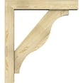 thumbnail image 3 of Ekena Millwork 6"W x 32"D x 36"H Funston Block Rough Sawn Bracket w/ Offset Brace, Douglas Fir, 3 of 25