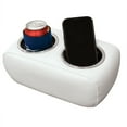 thumbnail image 2 of Wise 3059-784 Pontoon Double Drink Holder with Stainless Steel Cup Holders, White, 2 of 5