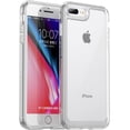thumbnail image 6 of Case for iPhone 7 Plus 8 Plus Case Slim Dropproof [Defend from Drop/Scratch/Slip/Fingerprint] Clear Acrylic Hard Back Soft TPU Bumper Hybrid Phone Cover for iPhone 7 Plus 8 Plus-Crystal Blue, 6 of 13