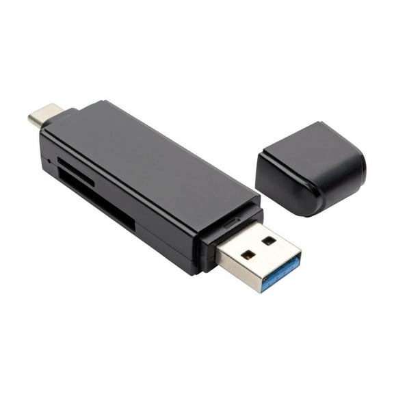 Tripp Lite Usb C Gen 1 Multi-drive Smart-card Flash-memory Media Reader/writer Usb Type C, Usb-c, Usb Type-c - Card Reader (sd, Rs-mmc, Microsd, Dv Rs-mmc, Sdhc, Microsdhc, Sdxc) - Usb 3.0/usb-c