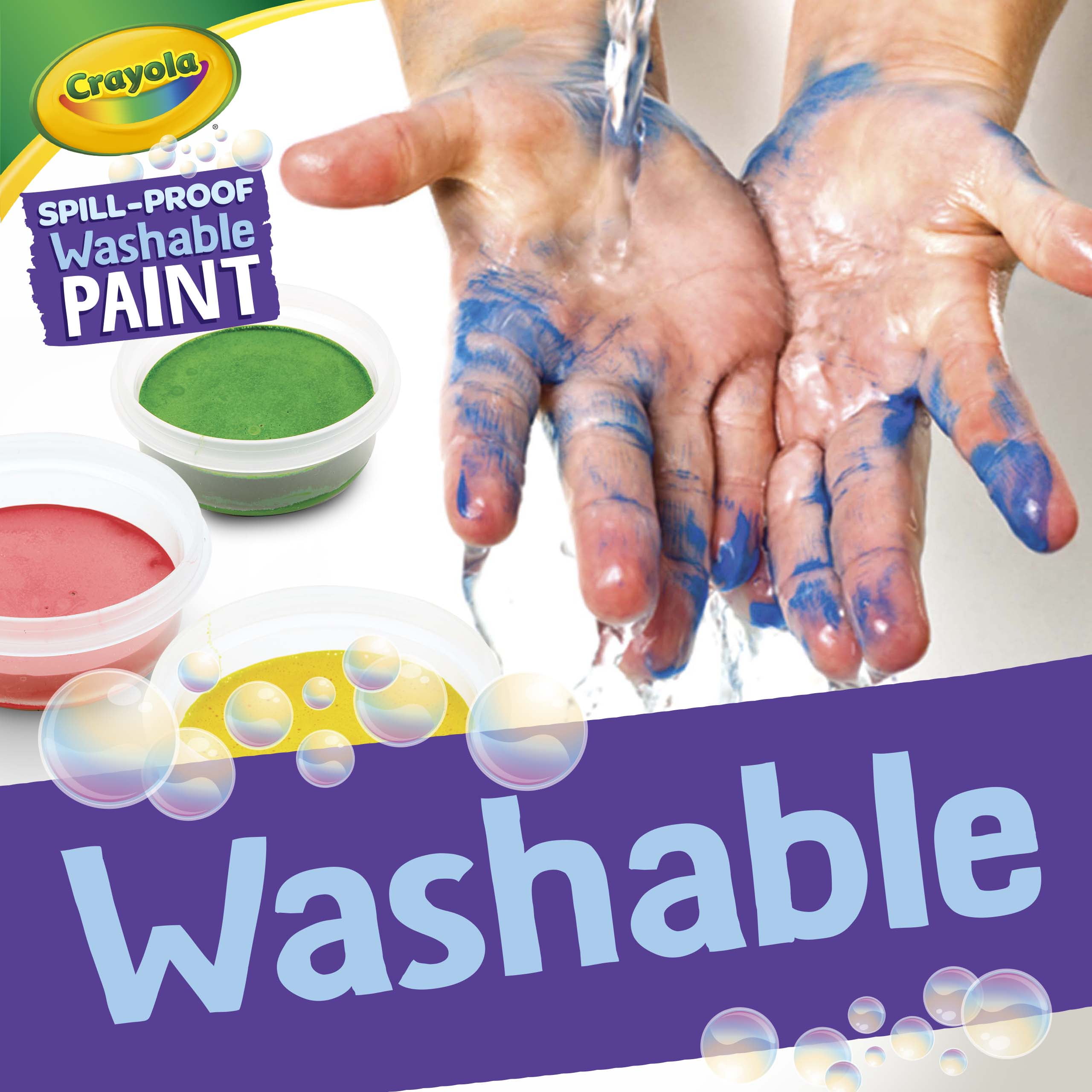 Crayola Spill Proof Washable Paint Set - Art, Craft, Fun and