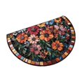 thumbnail image 1 of Dsscvnef Silica Gel Doormat Non Entryway Rug Floral Pattern Semi Decorative Floor Mat for Home Entrance Hallway Durable Absorbent Indoor Outdoor Use, 1 of 5