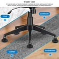 thumbnail image 3 of 15Pcs Glisse Roues de Remplacement de Chaise de Bureau Stopper Roues de Roulette Pivotantes de Chaise de Bureau, 2 Pouces Glisse de Tabouret, 3 of 10