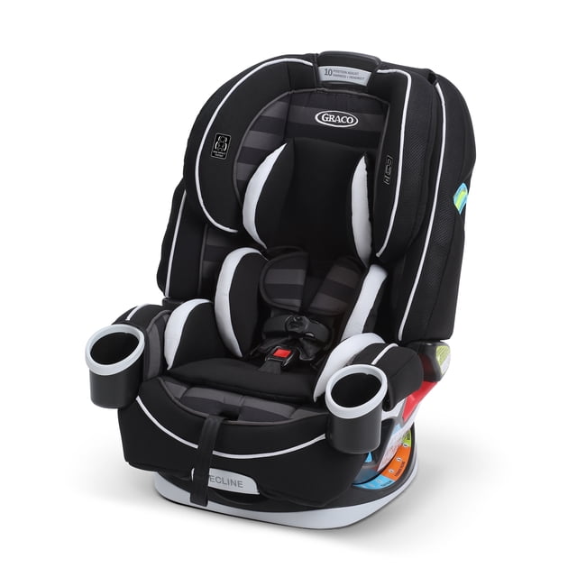 Graco 4Ever All-in-One Convertible Car Seat, 4-in-1 Baby to Big Kid Car Seat from 1.8-54 kg (4-120 lb), ProtectPlus Engineered, Rockweave