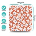 thumbnail image 5 of Washable Rubber Daisy Cute Floral Dish Drying Mats for Kitchen Counter Home Large Coffee Bar Pad Accessories and Decor for Utensils Stemware 16''x18'', 5 of 7