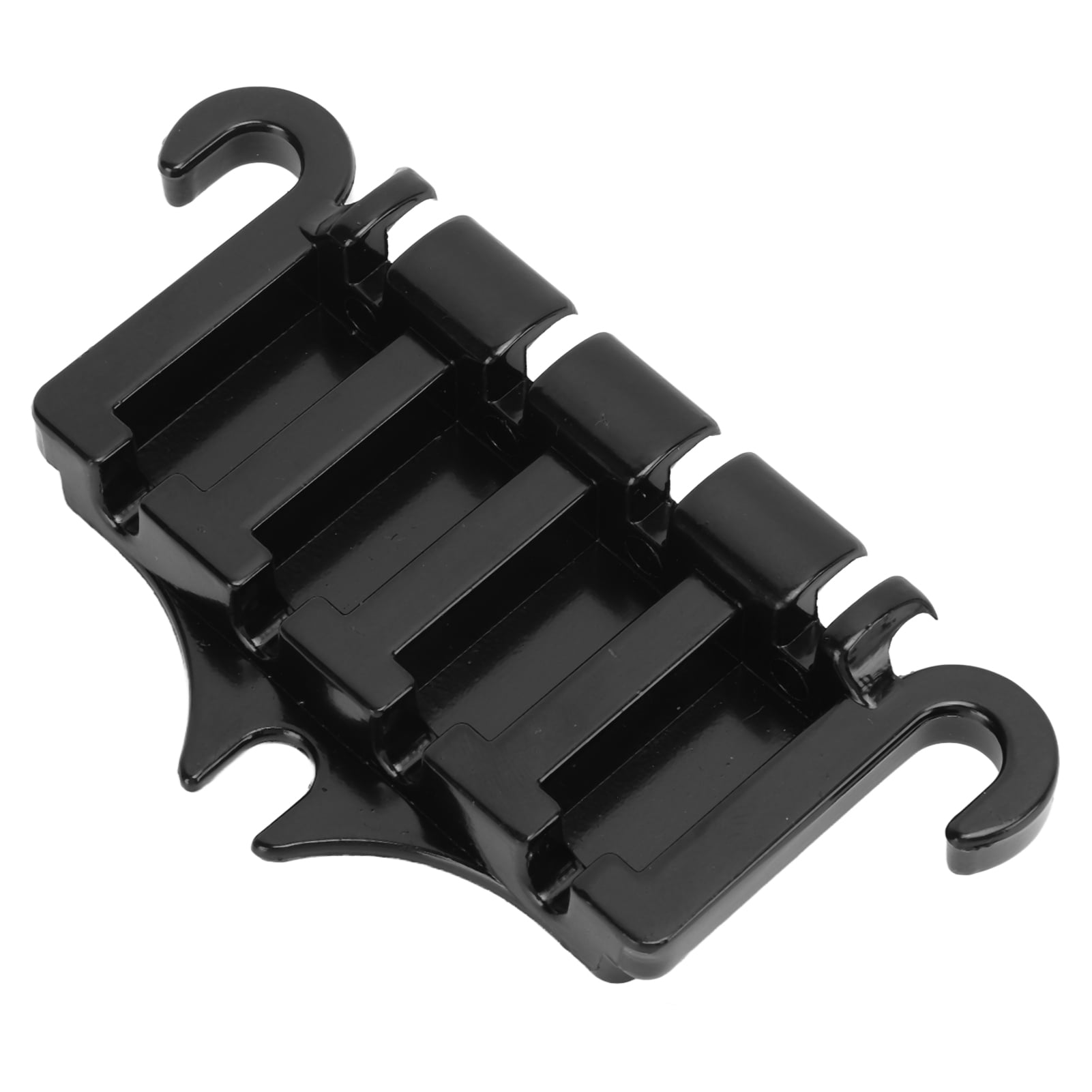 Electric Bass Bridge 4 String Metal Bridge Tailpieces Guitar Replacement Parts with ScrewsBlack