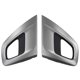thumbnail image 1 of Car Inside Door Grip Handle LH RH for Hyundai Veloster 2011 823722V000 823822V000 823722V000RDR, 1 of 5