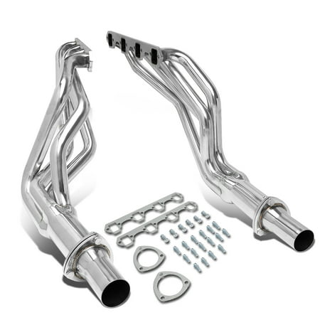 For 1964 to 1970 Ford Mustang 260 / 289 / 302 / 351 Windsor V8 Pair Stainless Steel Long Tube Exhaust Header (Best Exhaust For 2019 Mustang Gt)