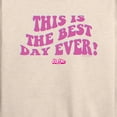thumbnail image 3 of Barbie the Movie - Best Day Ever - Women's Lightweight French Terry Pullover, 3 of 6