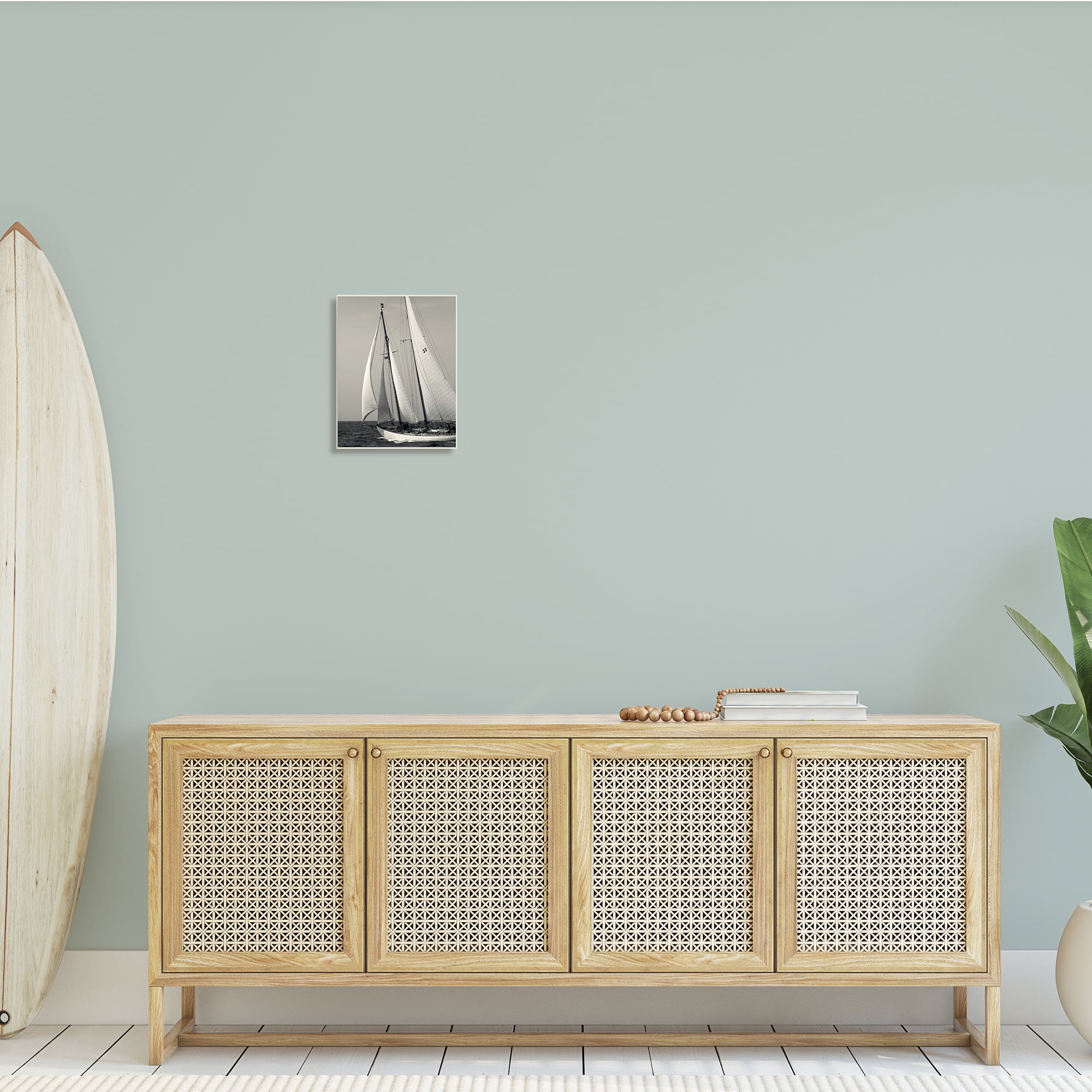 Stupell Indtries Ocean Ship Full Sail Modern Nautical Boat Photography,10 x 15,Design by Danita Delimont