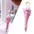thumbnail image 4 of 1:12 1/12 de , Mini de hierro DIY para mujer con adorno de encaje, Mini accesorios para novia, de adorno Rosa, 4 of 8