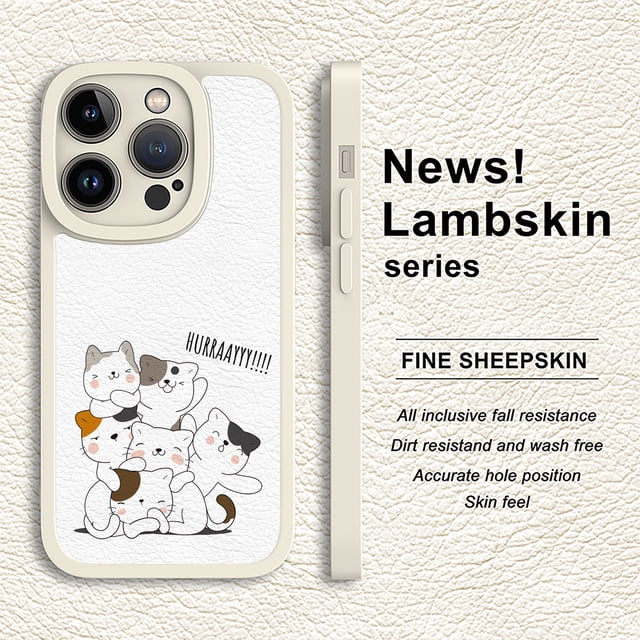 Llame la atención con esta llamativa funda de teléfono de goma TPU con patrón de dibujos animados para iPhone