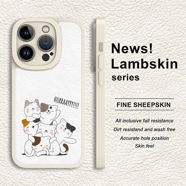 Llame la atención con esta llamativa funda de teléfono de goma TPU con patrón de dibujos animados para iPhone