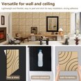 thumbnail image 5 of 4 Packs Acoustic Wall Panels - Self-Adhesive 3D Wood Slat Wall Panel- Peel and Stick Sound Absorbing Panels for Noise Reducing - Feature Wall Decor for Home & Office, 5 of 9