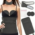 thumbnail image 2 of 4Pcs Waist Neck Oil Pack Set with Chest Pads Washable Reusable Essential Oil Wrap Mess-Free Oil Pack Wrap with Adjustable Elastic Straps Soft Flannel Cloth Oil Pack for Neck Waist Chest, 2 of 11