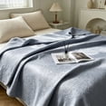 thumbnail image 5 of XINGAG 39x59in Summer Warm Cool Blanket, Double-sided Warm And Cool Bed Blanket, Comfortable Temperature Regulation for Sleepers, Multi-use Life Blanket, Sofa Throw Blanket, 150x100cm, 5 of 5