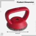 thumbnail image 5 of Chainmail Scrubber Cleaning Brush Stainless Steel Dense Mesh Scraper Dish Cleaner with Anti-slip Silicone Handle Metal for Cookware, Kitchen Accessory, 5 of 7