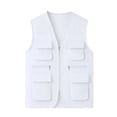 thumbnail image 4 of Xdegoge Tween Boys Outdoor Cargo Vest Lightweight Multi-Pocket Zip Up Sleeveless Jacket for Fishing Safari Hiking and Camping, Size 11-12, 4 of 4