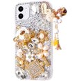thumbnail image 1 of Funda para iPhone 11 Brillar con Purpurina 3D Hecha a Mano Transparente 6,1 pulgadas, 1 of 4