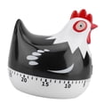 thumbnail image 2 of BuyWeek Minuteries De Cuisine Numériques Motif De Poulet Compte à Rebours Minuterie De Cuisine Minuterie Visuelle pour la Cuisine en Classe Fitness Cuisson Étudier Enseignement(Noir), 2 of 14