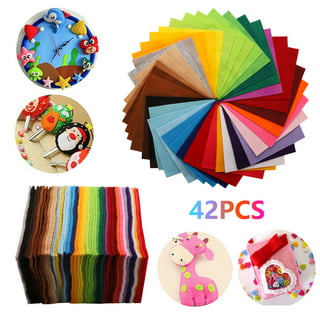 40pcs 12inch x 12inch 1.5mm Thick Soft Felt Fabric Sheets Assorted Colours  Felt Pack DIY Craft Squares Nonwoven Used for DIY Crafts Ornament Crafts