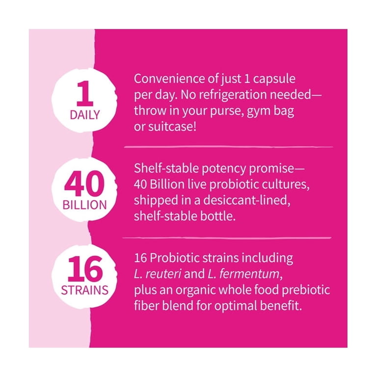 Garden of Life Dr. Formulated Women's Probiotics, 30 Ct photo 5
