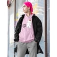 thumbnail image 2 of Awesome Today Cat Crown Hoodie Women -Image by Shutterstock, Female 5X-Large, 2 of 4