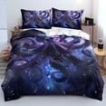 thumbnail image 1 of Octopus Monster Twin Funda Nórdica Púrpura Galaxy Funda Nórdica Estrellas Starry Sky, 1 of 6