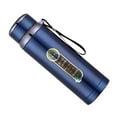 thumbnail image 3 of 1000ml Insulated Bottle Wide Mouth Stainless Steel Insulated Tea Bottle with Removable Filter for Office Blue, 3 of 5