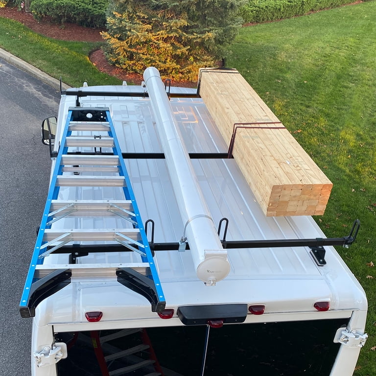 Van Tool Storage Rack 3 Bars Van Roof Ladder Rack Cargo Racks For 2013 ...