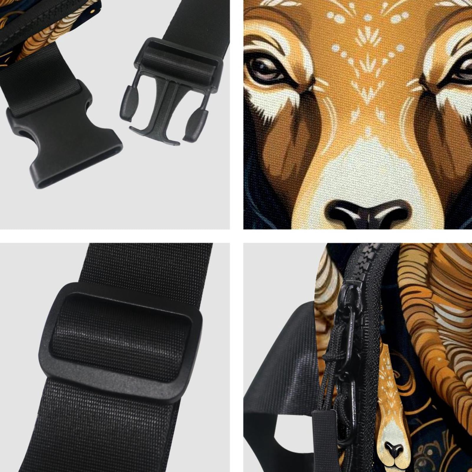 Aries Running Belt Waist Packs Fanny Bag: Lightweight, Adjustable, with Extension Strap, Unisex