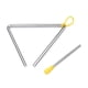 thumbnail image 3 of Campana de triángulo Triángulo de campana triangular de 6 pulgadas con mazo de metal. idiófono. percusión de acero. niños pequeños. ritmo de aprendizaje. educación temprana. instrumento musical. percu Maboto  Campana de triángulo, 3 of 6