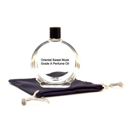 Oriental Sweet Musk Perfume Oil - 1.7 oz in Premium Glass (Best Oriental Spicy Perfumes)