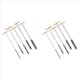 thumbnail image 1 of 10x Juego de Cepillos para Taladros, Cepillo de Limpieza de 8/12/16/20/25 mm, Cepillos para Agujeros de Acero Inoxidable, Cepillo de Limpieza para Taladros Percutores, 1 of 5