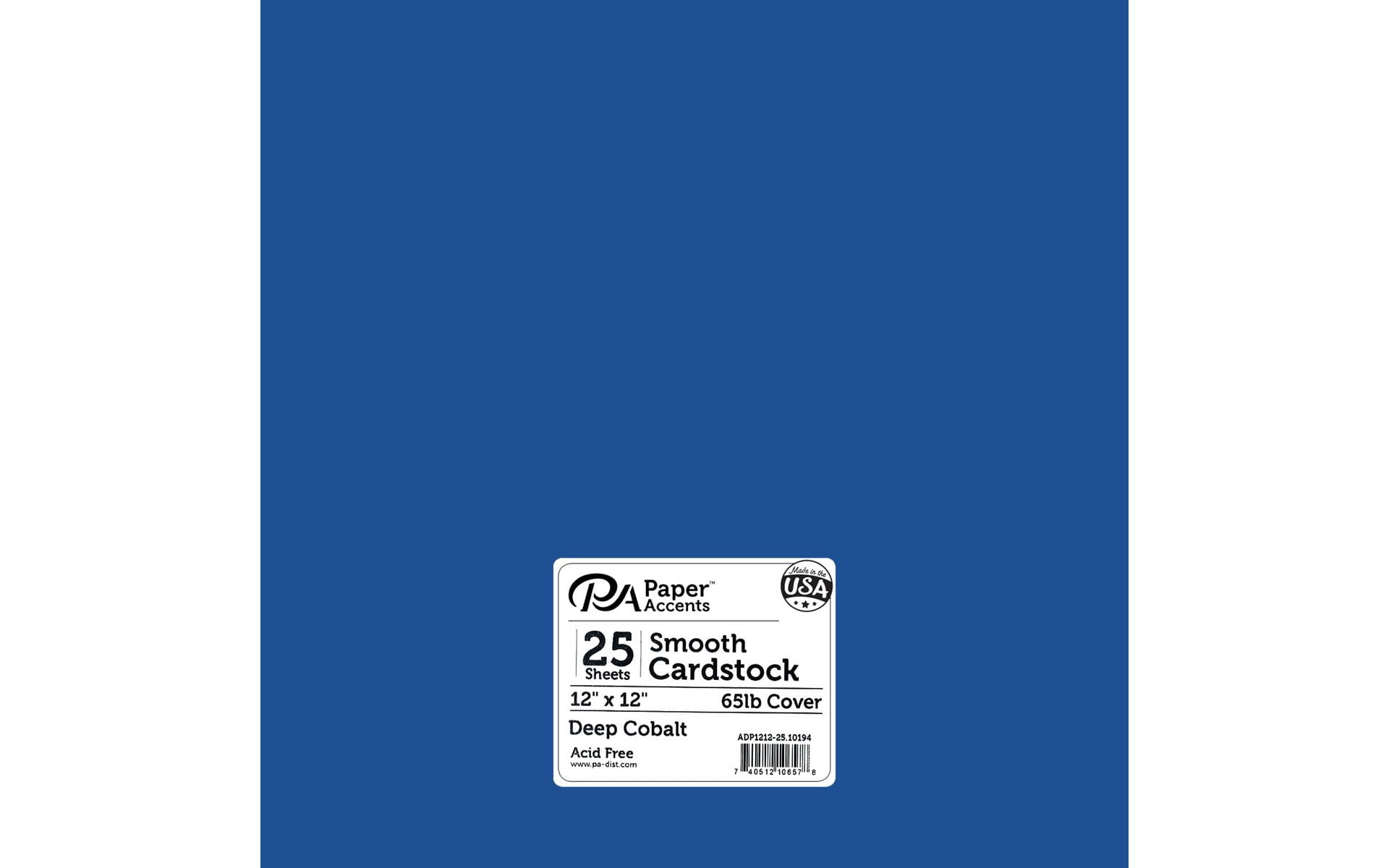 Cdstk Smooth 12x12 65lb 25pc Pk Deep Cobalt