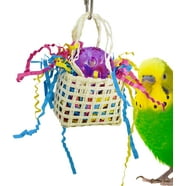 Bonka Bird Toys 1798 Big Foamy Delight - Shreddable Parrot Toy For Cockatiels, Conures, Medium Birds