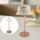 thumbnail image 4 of 2 paquetes de soporte de sombrero estable de Metal soporte de exhibición de secado de peluca de escritorio, 4 of 9