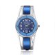 thumbnail image 1 of Relojes de pulsera de cuarzo para mujer con esfera de acero inoxidable de marca de lujo, 1 of 5