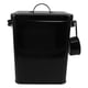 thumbnail image 1 of GOOHOCHY Cubo de metal con cuchara para harina de arroz, recipiente hermético con tapa, contenedor multifunción para alimentos de cocina., 1 of 8