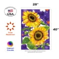 thumbnail image 2 of Toland Home Garden Painted Sunflowers Flower Fall Flag Double Sided 28x40 Inch, 2 of 5