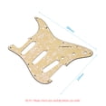 thumbnail image 3 of Golpeador Irfora Golpeador de guitarra estándar de 11 hoyos Golpeador de paneles de 3 capas con tornillos para guitarra ST Irfora Golpeador, 3 of 7