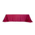 Efavormart Fuchsia Seamless Lamour Satin Rectangle Tablecloth - 90"x156 ...