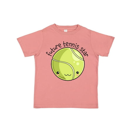 

Inktastic Future Tennis Star- Cute Tennis Ball Gift Toddler Boy or Toddler Girl T-Shirt