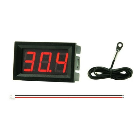 

Direct Current 4-30V Digital Thermometer Temperature Sensor Test -50℃-120℃