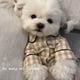 thumbnail image 1 of Ropa de dormir para mascotas, pijamas para perros con cierre de gancho y bucle de algodón a cuadros con bolsillo trasero para cachorros y gatos, primavera y verano, 1 of 5