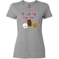 thumbnail image 3 of Inktastic Together Forever- S'mores Women's T-Shirt, 3 of 5