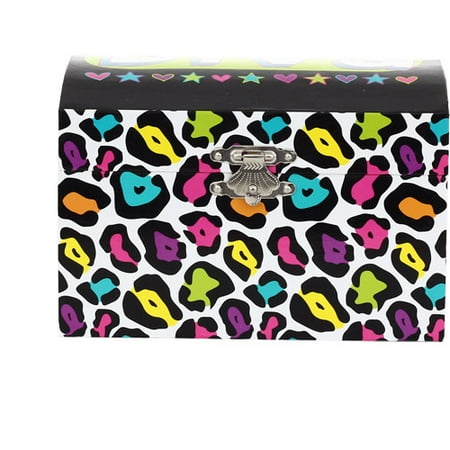 Diva Animal Print Dome Muscial Jewelry Box