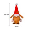 thumbnail image 2 of Moyic Muñeco sin rostro de Navidad, fiesta, ventana, estante, chimenea, sofá, decoración, oficina, Hotel, adorno, regalos de cumpleaños, niños Kits de decoración para fiestas Amarillo Moyic HA069291-02, 2 of 6